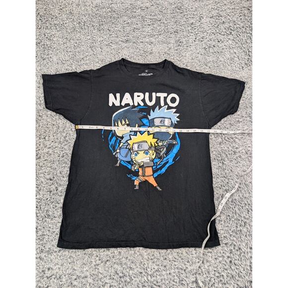Naruto Shippuden Shinobi Shirt Mens Small Black Graphic Anime Short Sleeve Tee - Picture 3 of 6